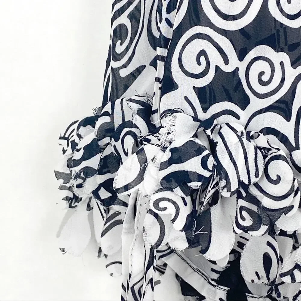 Dress Barn Woman 3X V Neck Top BoHo Graphic - Picture 6 of 9